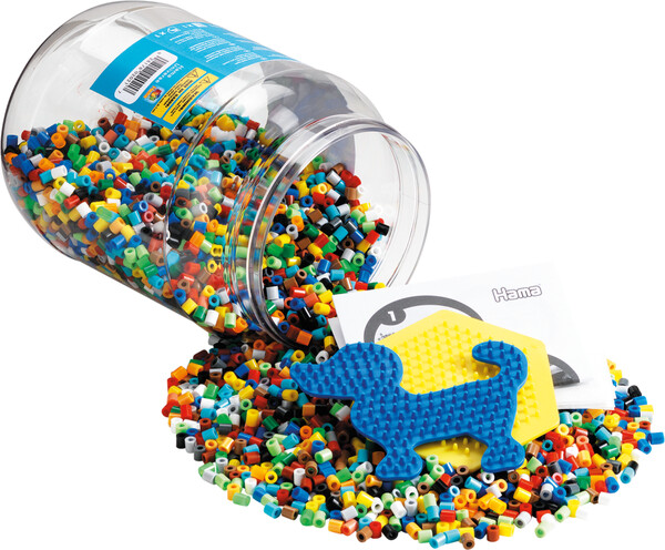 Hama Hama Midi 7000 perles et plaques hexagonales chien en pot bleu 2021 028178020217
