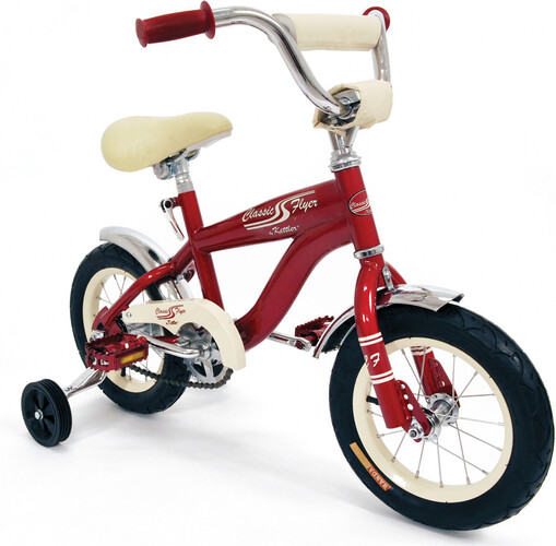 Kettler Bicyclette classique Flyer 12" rouge et blanche 609970112500