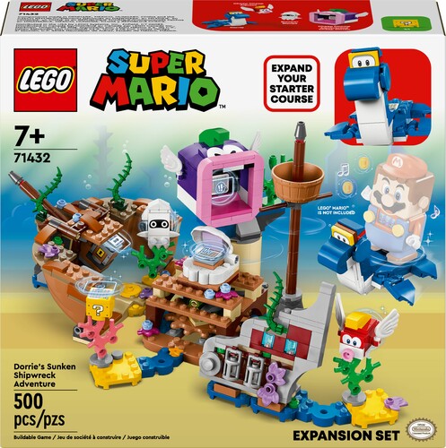 LEGO LEGO 71432 Super Mario - Ext Aventure dans l'épave engloutie avec Dorrie 673419391788