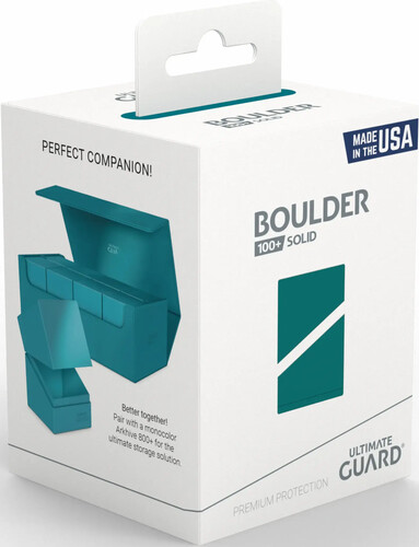 ultimate guard Ultimate Guard Deck Box Boulder 100+ solid petrol 4056133025669