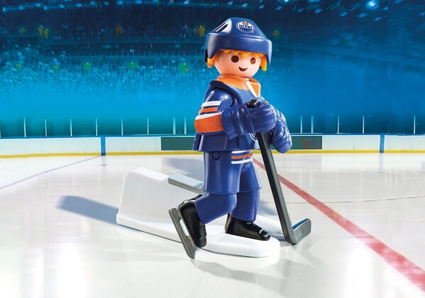 Playmobil Playmobil 9023 LNH Joueur de hockey Oilers d'Edmonton (NHL) (avril 2016) 4008789090232