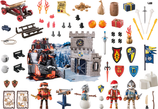 Playmobil Playmobil 71346 Calendrier de l'Avent Novelmore: Bataille dans la neige 4008789713469