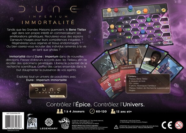 Lucky Duck Games Dune Imperium (fr) ext Immortalité 787790620396