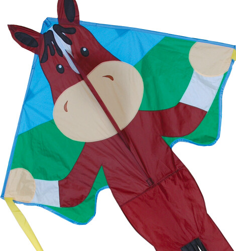 Premier Kites Cerf-volant monocorde large facile à voler cheval (Sugarfoot) 46'' x 90'' 630104441135
