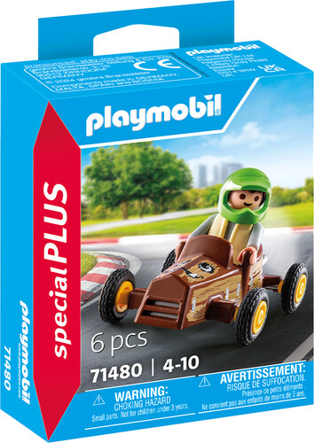 Playmobil Playmobil 71480 Enfant avec voiture de karting 4008789714800