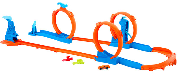 Hot Wheels Hot Wheels - track creator - coffret triple boucle à propulseur 194735289752