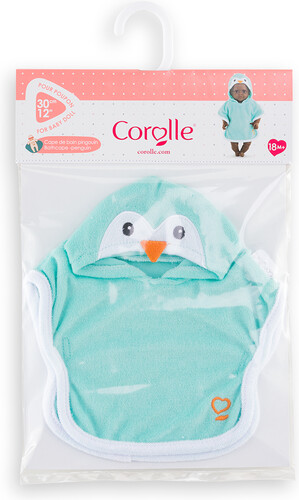 Corolle Corolle vêtement (30cm) - Cape de bain pingouin 4062013111018