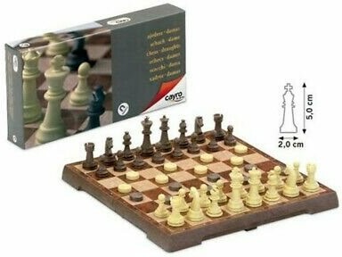 Cayro Jeu d'échecs et dames magnétique 24x24cm 8422878404537