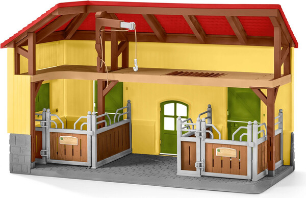 Schleich Schleich 42485 Écurie avec chevaux et accessoires 4055744029912