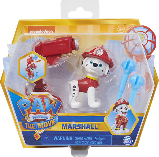 Pat' Patrouille (PAW Patrol) Pat Patrouille LE FILM Hero Pup Marcus (Marshall) 778988330647