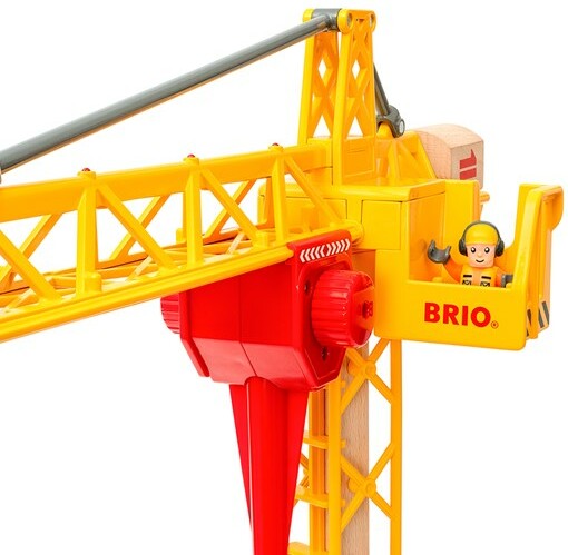 Brio Train Brio Train en bois Grande grue lumineuse 33835 7312350338355