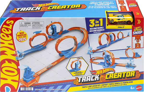 Hot Wheels Hot Wheels - track creator - coffret triple boucle à propulseur 194735289752