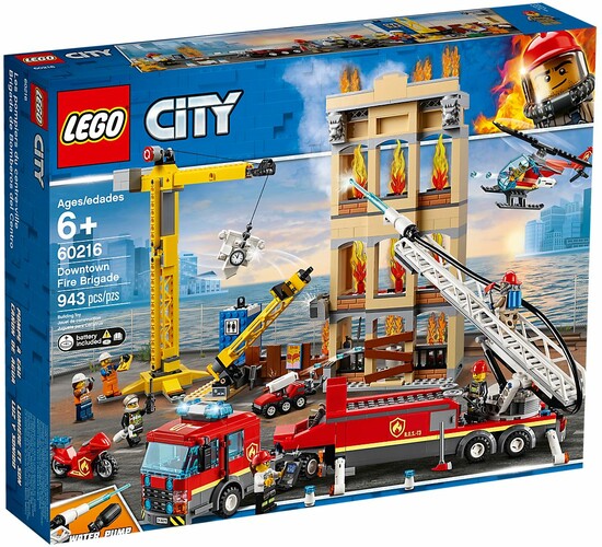 LEGO LEGO 60216 Les pompiers du centre-ville 673419303491