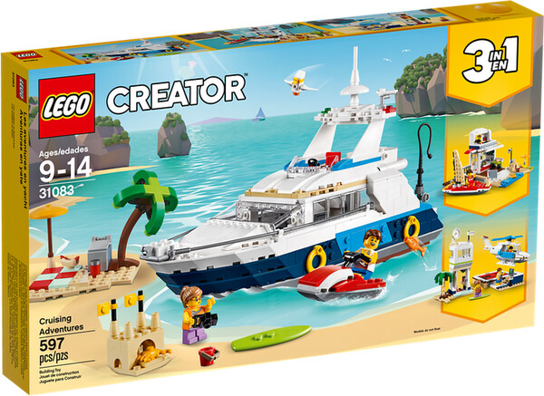 LEGO LEGO 31083 Creator Les aventures en yacht 673419282819