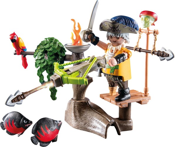 Playmobil Playmobil 71795 Pirate avec arbalete, fleche et poissons 4008789717955