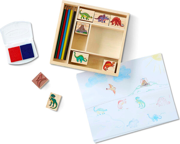 Melissa & Doug ensemble d'estampes - dinosaures 000772116336