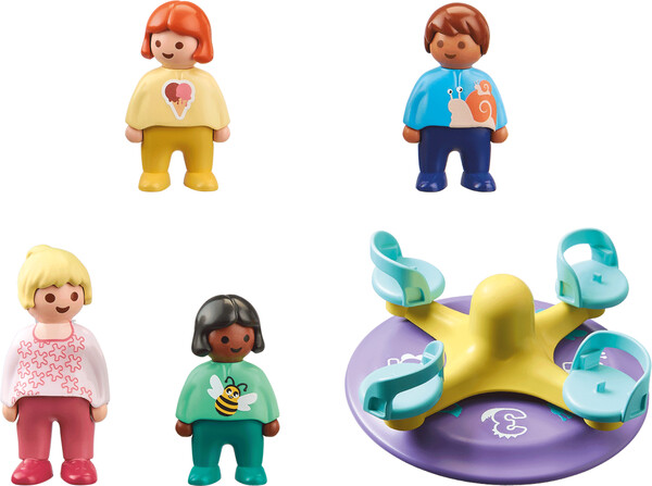 Playmobil Playmobil 71324 1.2.3 Caroussel pour enfants 4008789713247