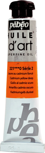 pébéo Huile d'art 37ml jaune cadmium foncé 221 3167860142213