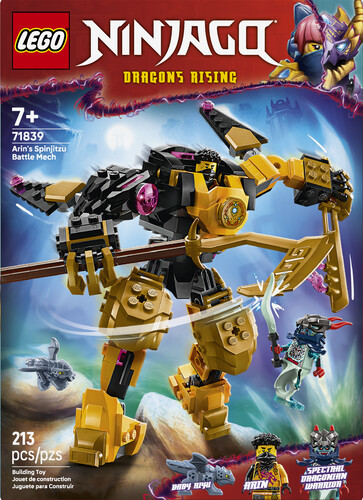 LEGO LEGO 71839 Le robot de Spinjitzu d’Arin 673419405058