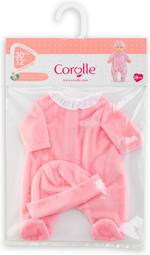 Corolle Corolle vêtement (30cm) - Pyjamas - rose 4062013110622