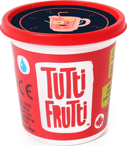 Tutti Frutti Pâte à modeler 100g fluo rouge punch aux fruits (fr/en) 061404128653