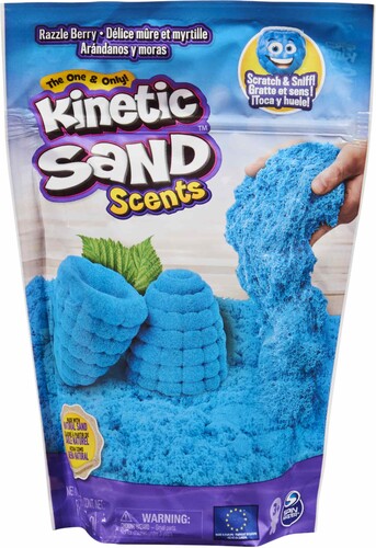 Kinetic Sand Kinetic Sand Sable parfumé 8oz délice mûre/myrtille (sable cinétique) 778988242001