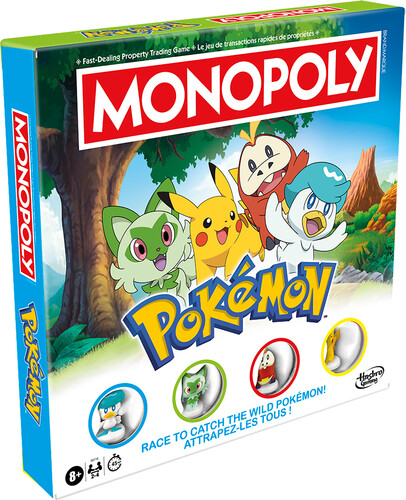 Hasbro jeu monopoly pokémon 195166288529