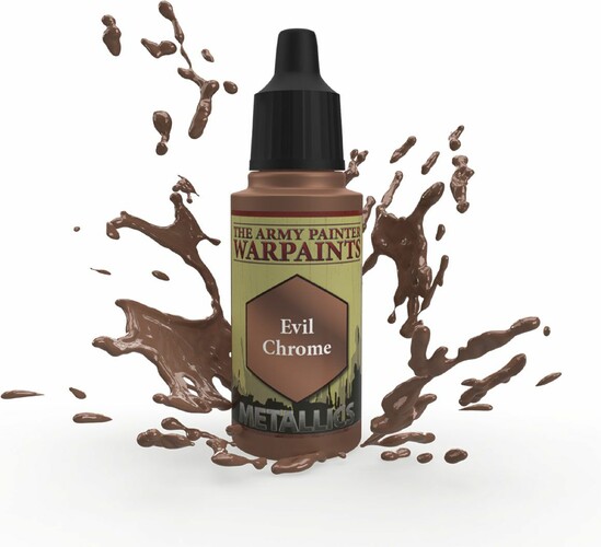 The Army Painter Warpaints acrylics Metallics - Evil Chrome 18ml/0.6 Oz 5713799149106