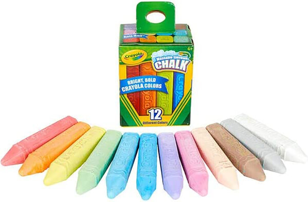 Crayola Craies de trottoir ensemble de 12 063652355508