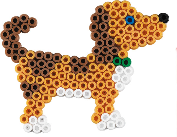 Hama Hama Midi 7000 perles et plaques hexagonales chien en pot bleu 2021 028178020217