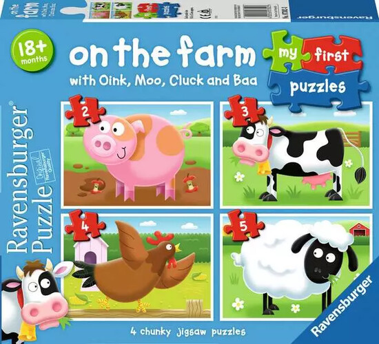 Ravensburger casse-tête Casse-tête 2-3-4-5 progressif MFP On The Farm 4005556073023
