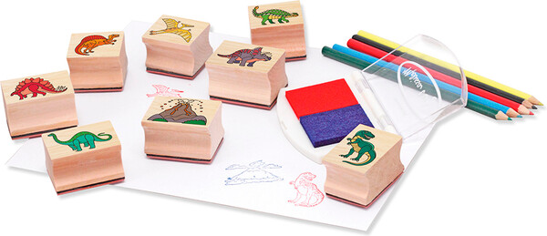 Melissa & Doug ensemble d'estampes - dinosaures 000772116336