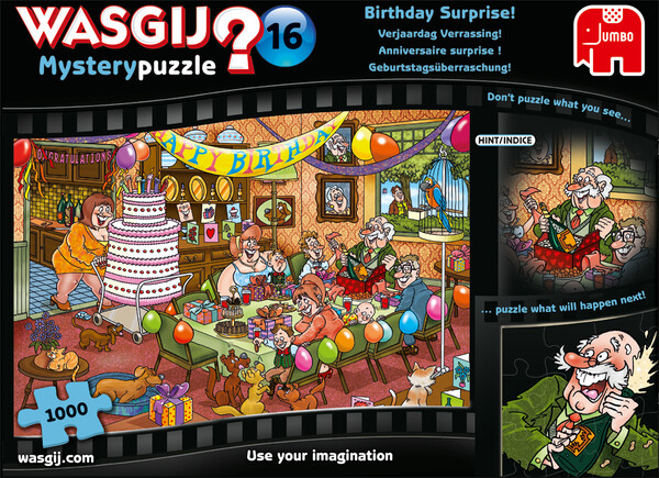 Jumbo Casse-tête 1000 Wasgij Mystery #16 Anniversaire surprise ! 8710126191651
