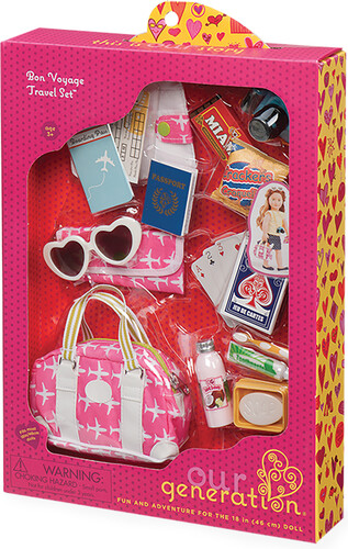 Poupées Our Generation Accessoires OG - "Bon Voyage Travel Set" 062243288454