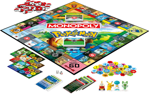 Hasbro jeu monopoly pokémon 195166288529