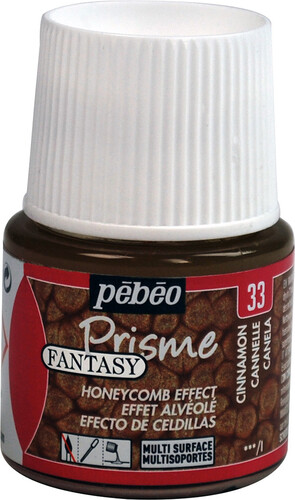 pébéo Peinture à effet alvéolé Fantasy Prisme 45ml canelle 33 3167860098480