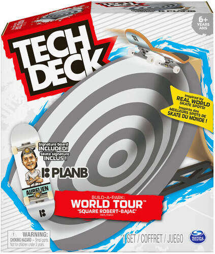 Tech Deck Tech Deck Rampe World Tour Skateboard 'Square Robert-Bajac' 778988315651