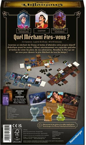 Ravensburger Disney Villainous (fr) ext Monstrueusement malsains 4005556272914