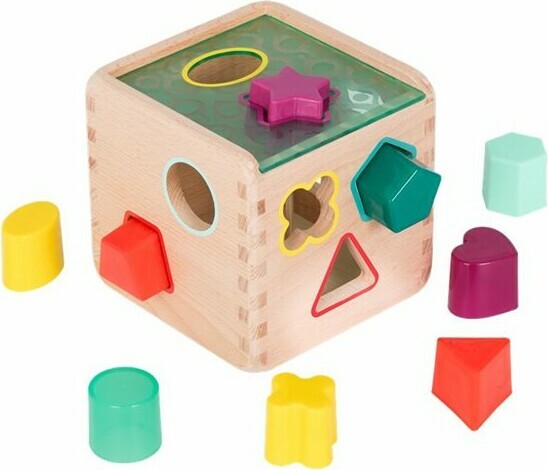B. Brand B.Woody - Cube trieur de formes Wonder -B.BRAND 062243422384