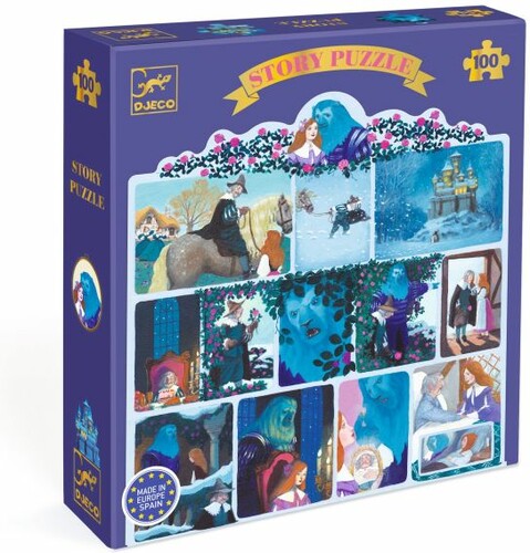 Djeco Casse-tête Puzzle histoire / La Belle et la Bête (fr/en) 3070900070554