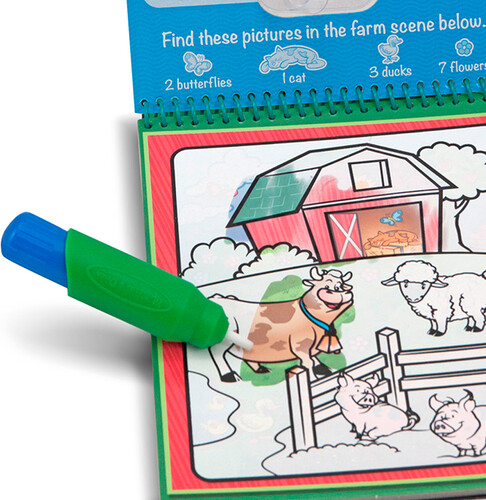 Melissa & Doug water wow - carnet d'activités réutilisable - animaux 681147000131