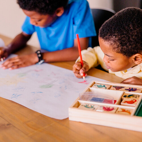 Melissa & Doug ensemble d'estampes - dinosaures 000772116336