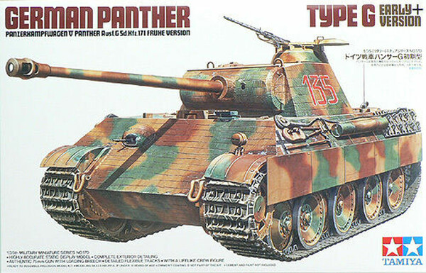 Tamiya Inc. Modèle à coller german panther 4950344996162