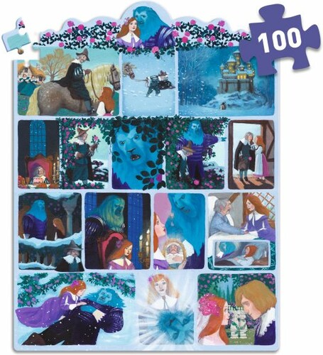 Djeco Casse-tête Puzzle histoire / La Belle et la Bête (fr/en) 3070900070554