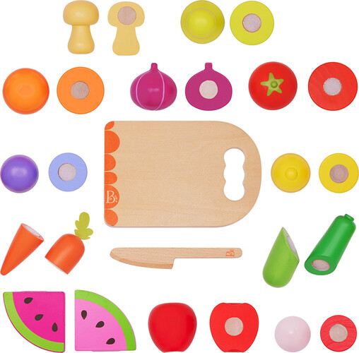 B. Brand B.Woody - ens de fruits & légumes chop 'n' play, bois 062243485174