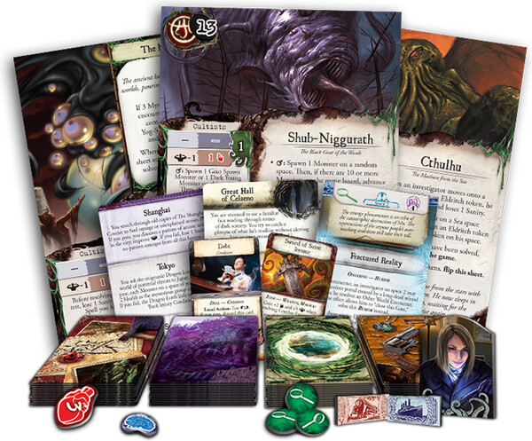 Fantasy Flight Games Eldritch Horror (en) base 9781616617660