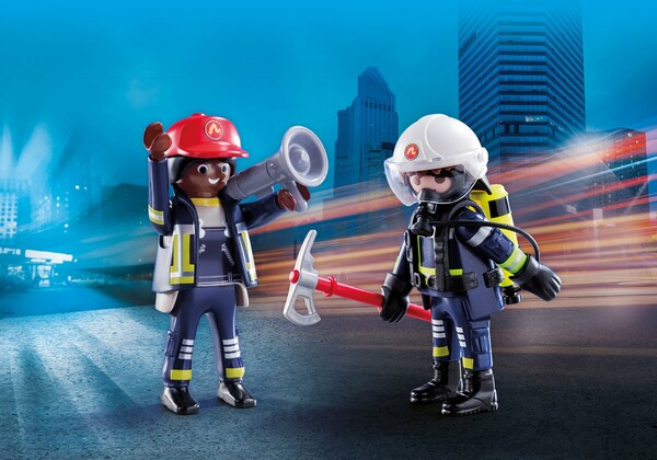 Playmobil Playmobil 70081 Duo Pompiers secouristes 4008789700810