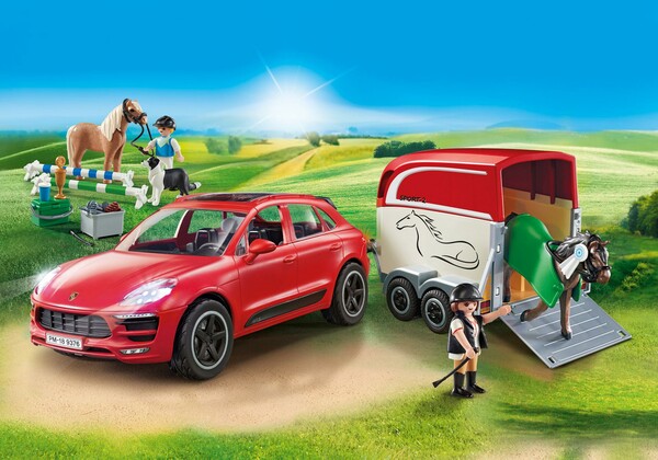 Playmobil Playmobil 9376 Porsche Macan GTS avec remorque 4008789093769