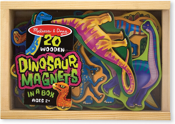 Melissa & Doug Boîte de 20 aimants dinosaure en bois Melissa & Doug 476 000772104760