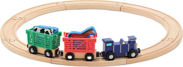 Melissa & Doug Train en bois animaux de ferme Melissa & Doug 644 000772106443